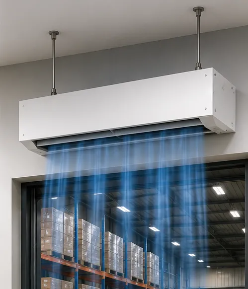 Non-Recirculating Air Curtains